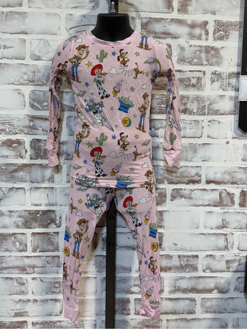 Little Sleepies Pink Disney Toy Story Character Pajama Set 2T